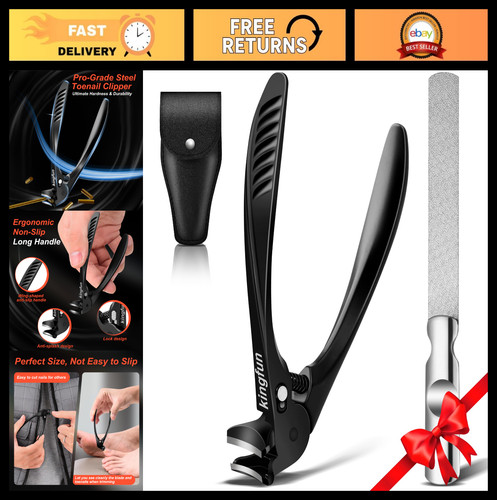 Ergonomic long handled - handled, toenail