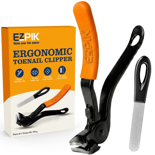 Long handle toenail clippers - toenail,
