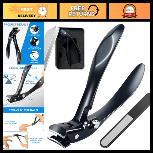Long handle toenail clippers - handle,