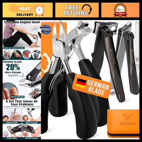 Toenail clippers set - 8-in-1,