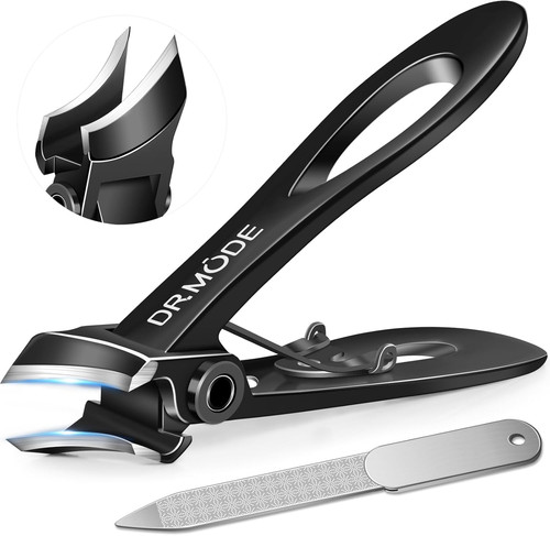 Slanted toenail clippers - slanted, for
