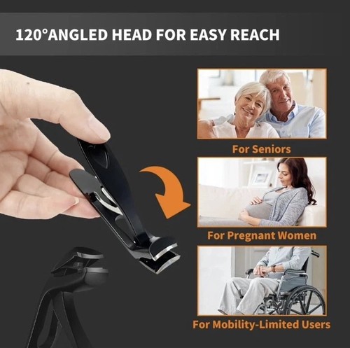 Long handle toenail - handle, clippers