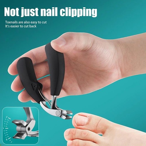 Curved head toenail clippers - toenail,