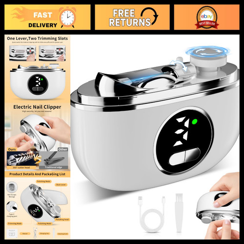 Electric nail clipper - electric, 3-speed